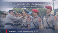 Sertijab Polres Kampar, Kasat Reskrim dan Tiga Kapolsek Resmi Berganti